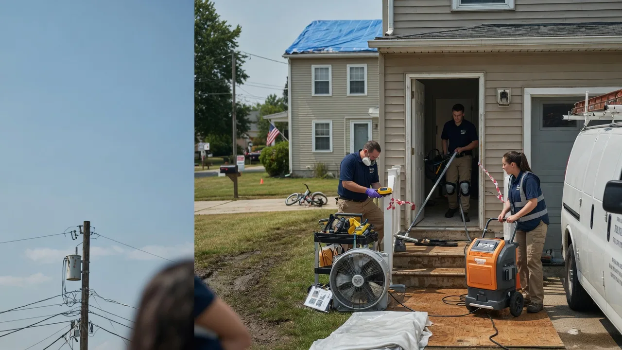 Water Damage Repair in Fall River, WI near me